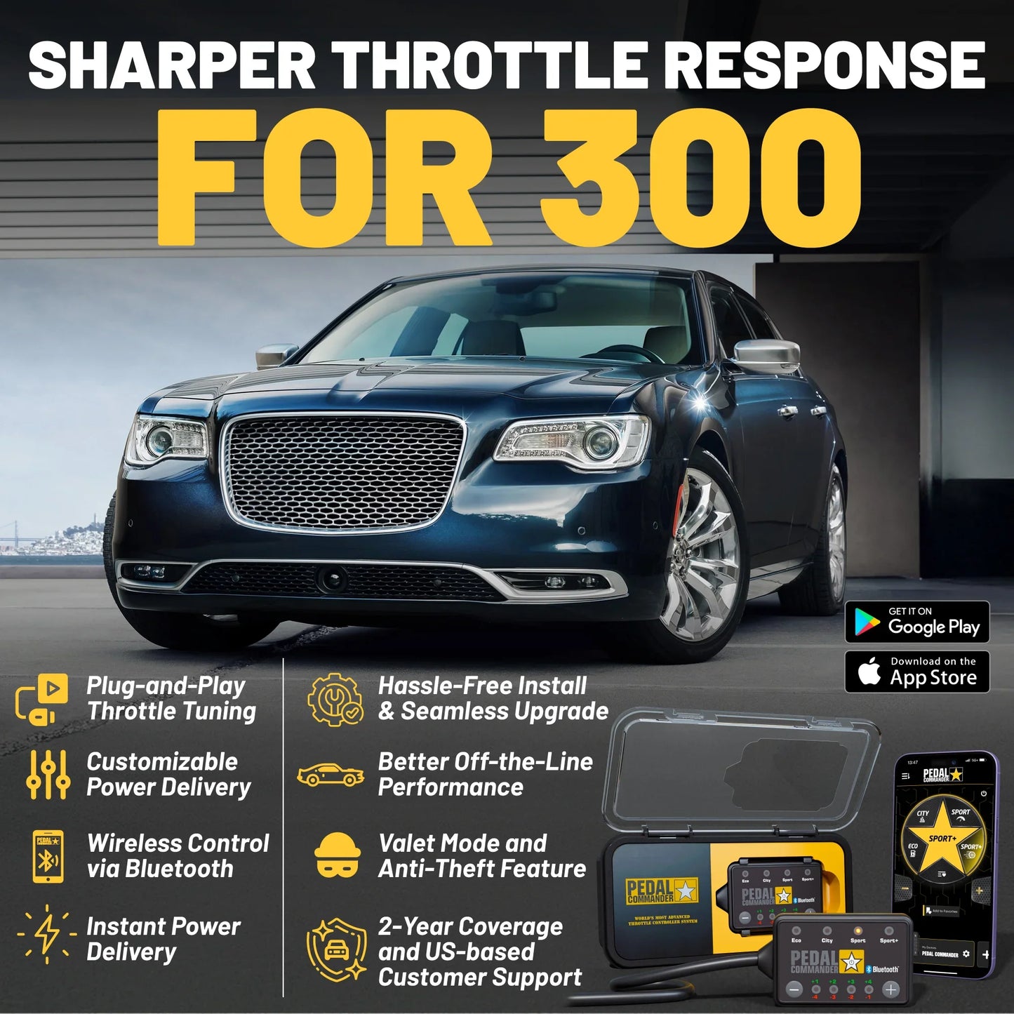 Pedal Commander for Chrysler 300