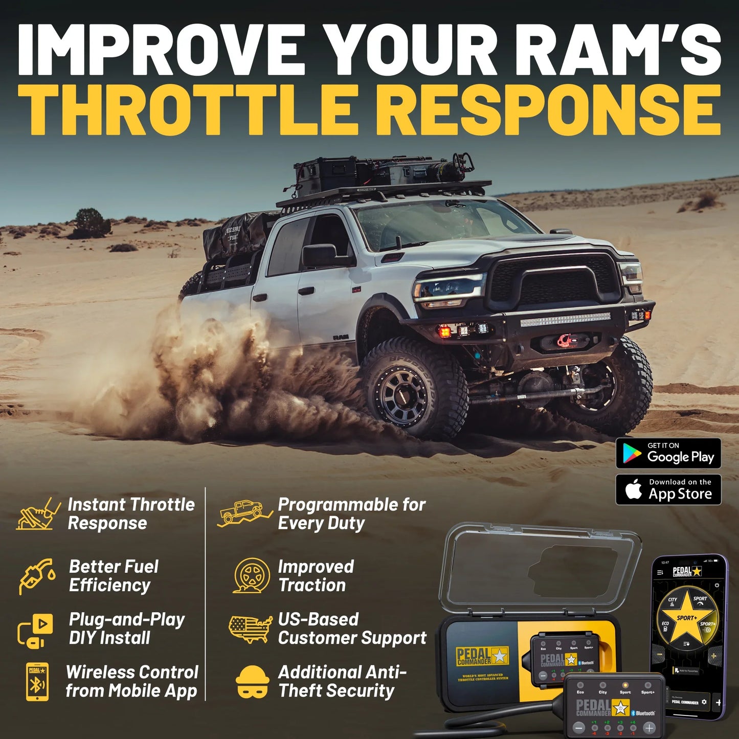 Pedal Commander for RAM 3500