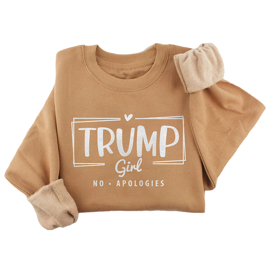 Trump Girl - No Apologies Crewneck - 2926
