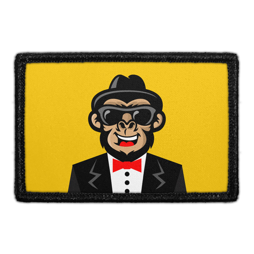 Gorilla With Coat And Tie - Removable Patch