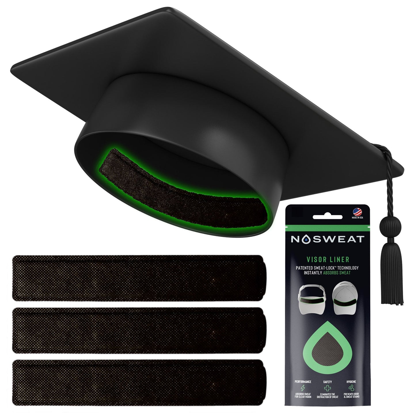 Visor and Cap Sweat Liners