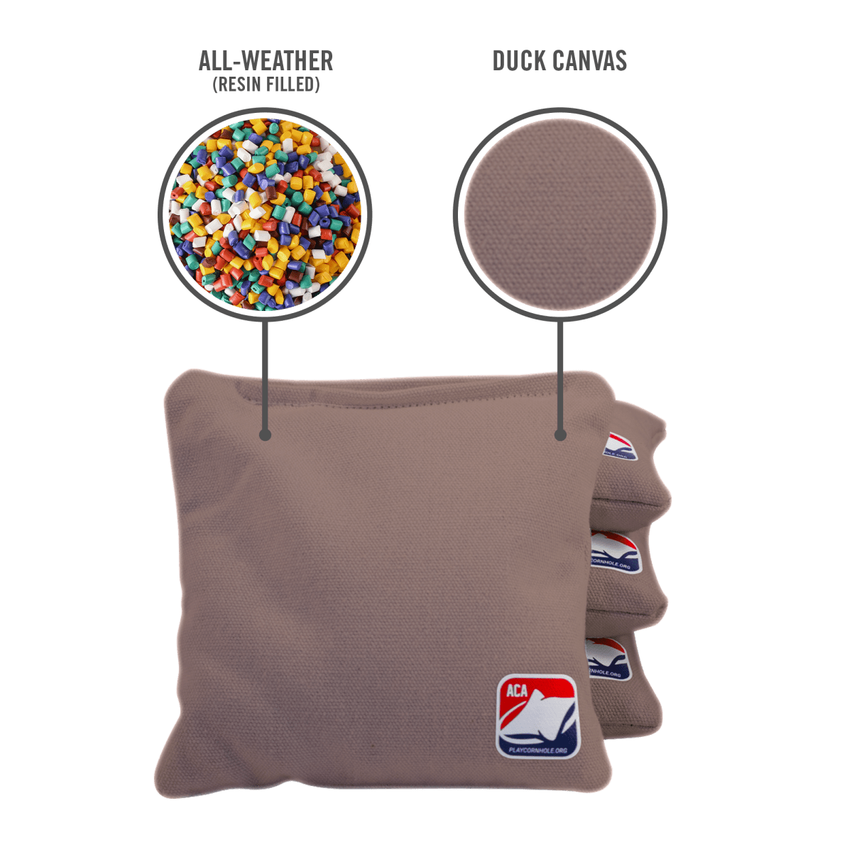 Gray Daily 66x Cornhole Bags