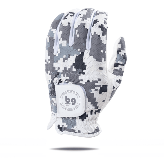 Gray Digital Camo Mesh Golf Glove