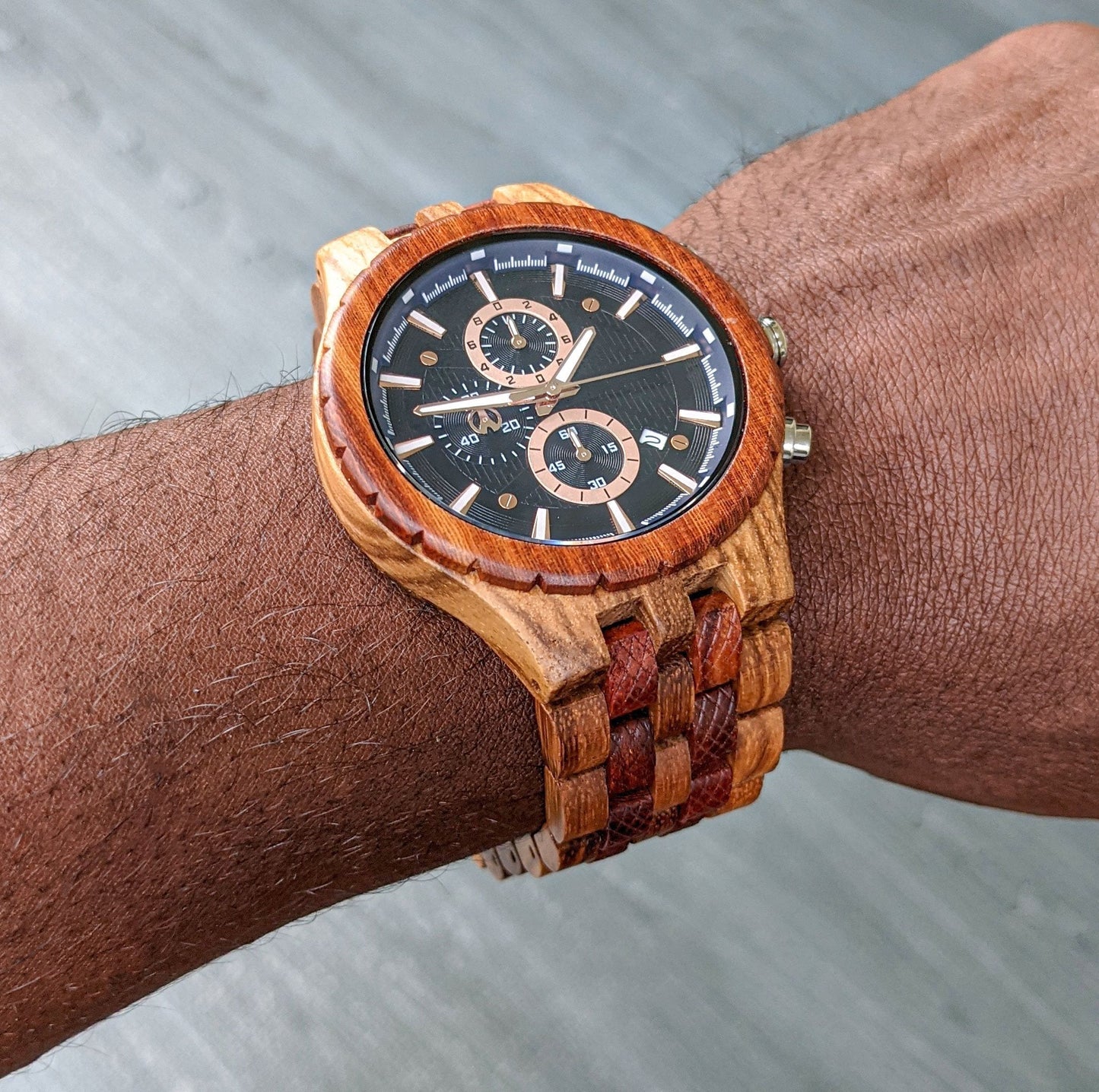 Groomsmen Set of 11 Wooden Watch Zebra | Gracil