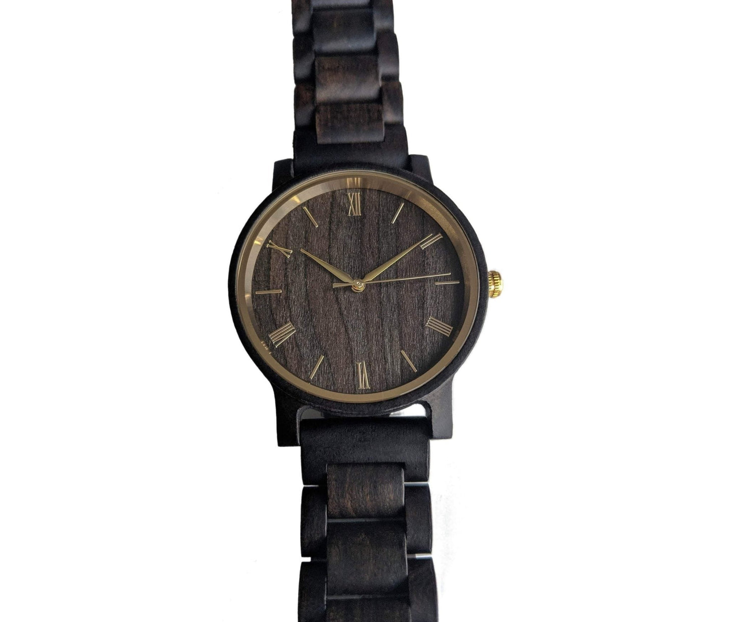 Groomsmen Set Of 12 Wooden Watches - Ebony Arce