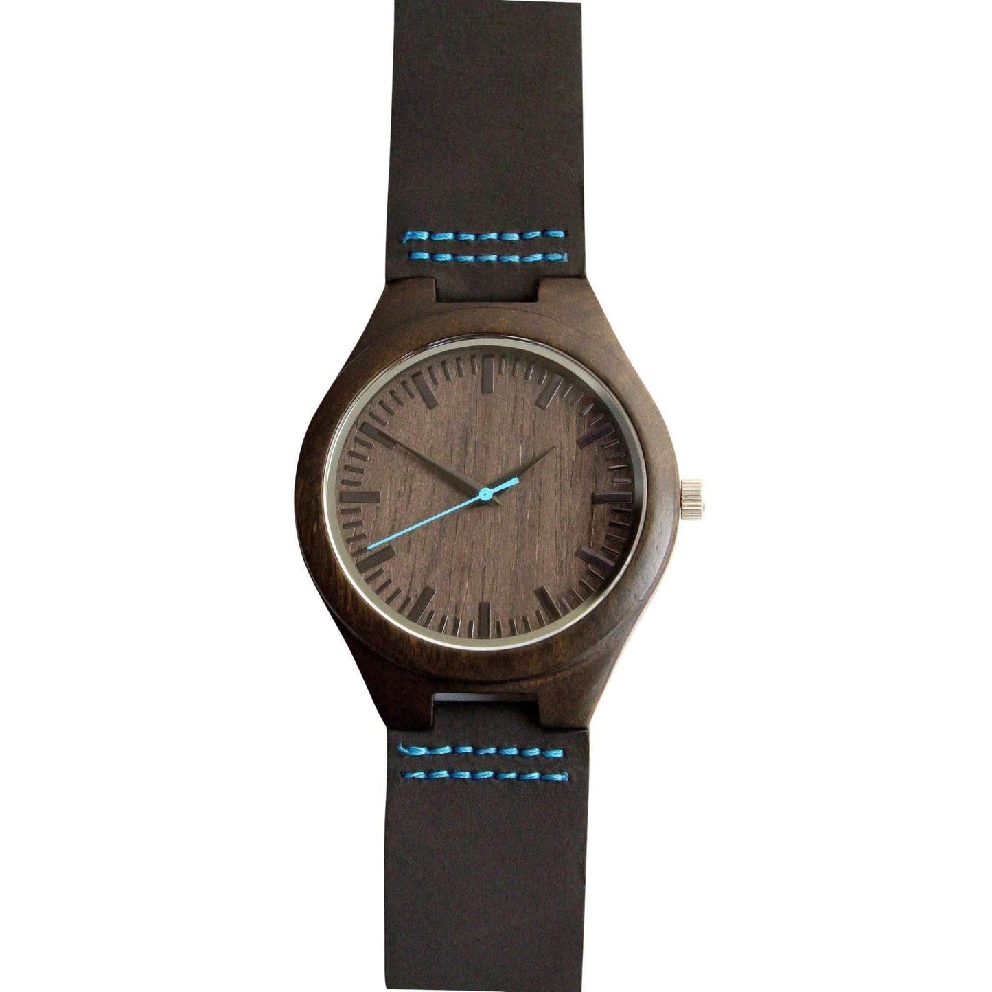 Groomsmen Set Of 5 Wooden Watches - Blue Energico