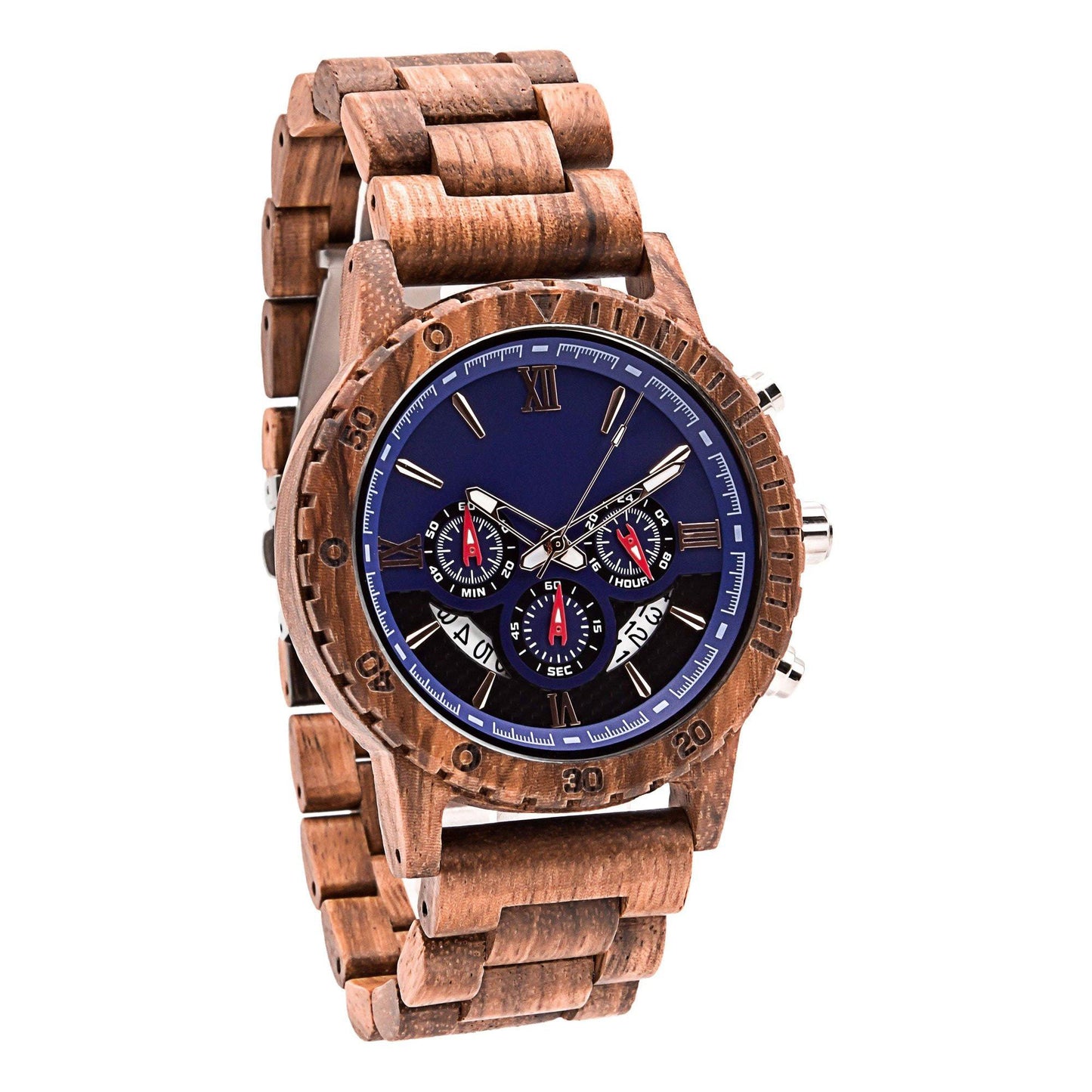 Groomsmen Set Of 5 Wooden Watches - Zebra Dulce