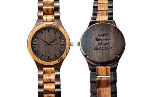 Groomsmen Set Of 6 Wooden Watches - Grandiose