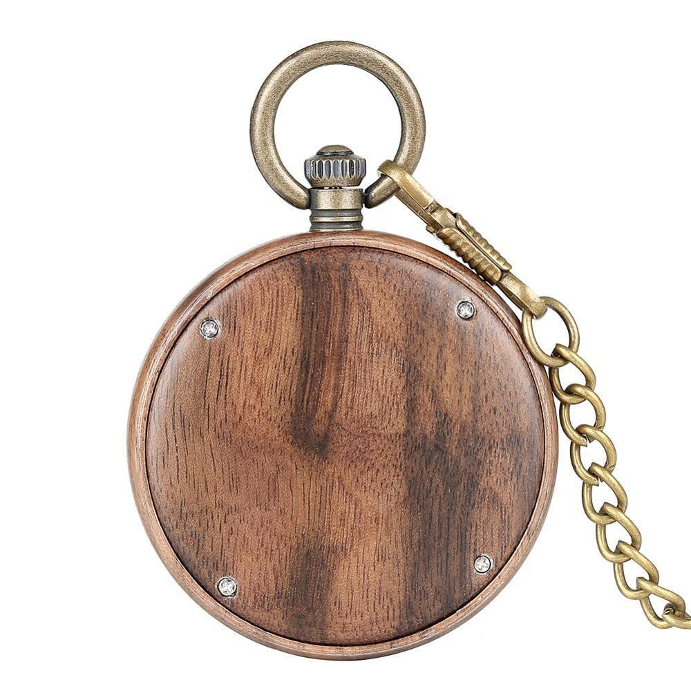 Groomsmen Set of 7 Wooden Pocket Watch | Clasico