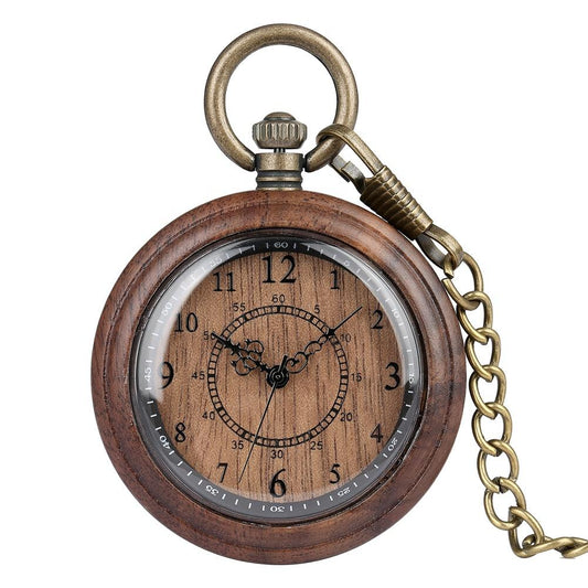 Groomsmen Set of 7 Wooden Pocket Watch | Clasico