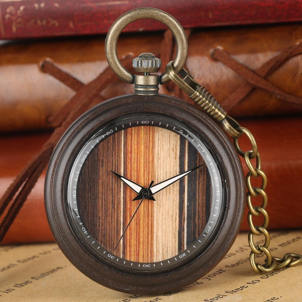 Groomsmen Set of 7 Wooden Pocket Watch | Valor