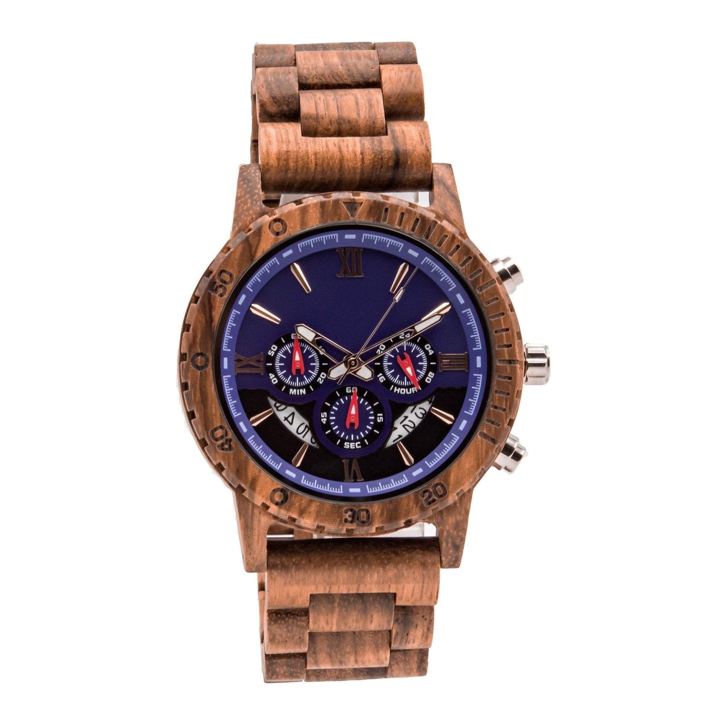 Groomsmen Set Of 7 Wooden Watches - Zebra Dulce