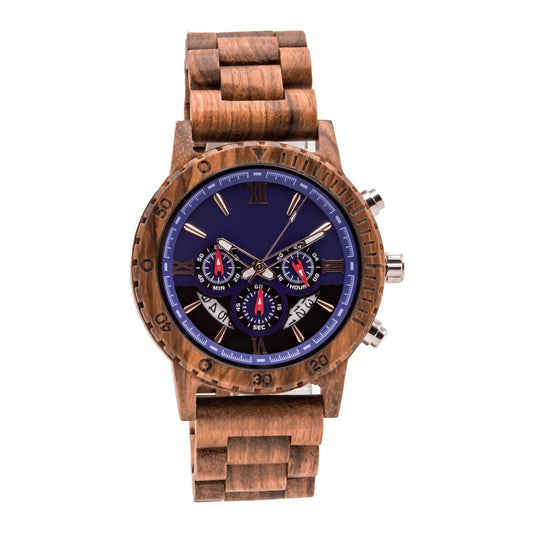 Groomsmen Set Of 7 Wooden Watches - Zebra Dulce