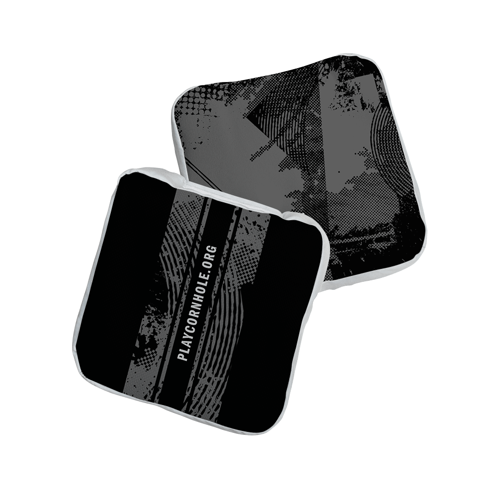 Grunge Black NXT Lumi-Tek Cornhole Bags