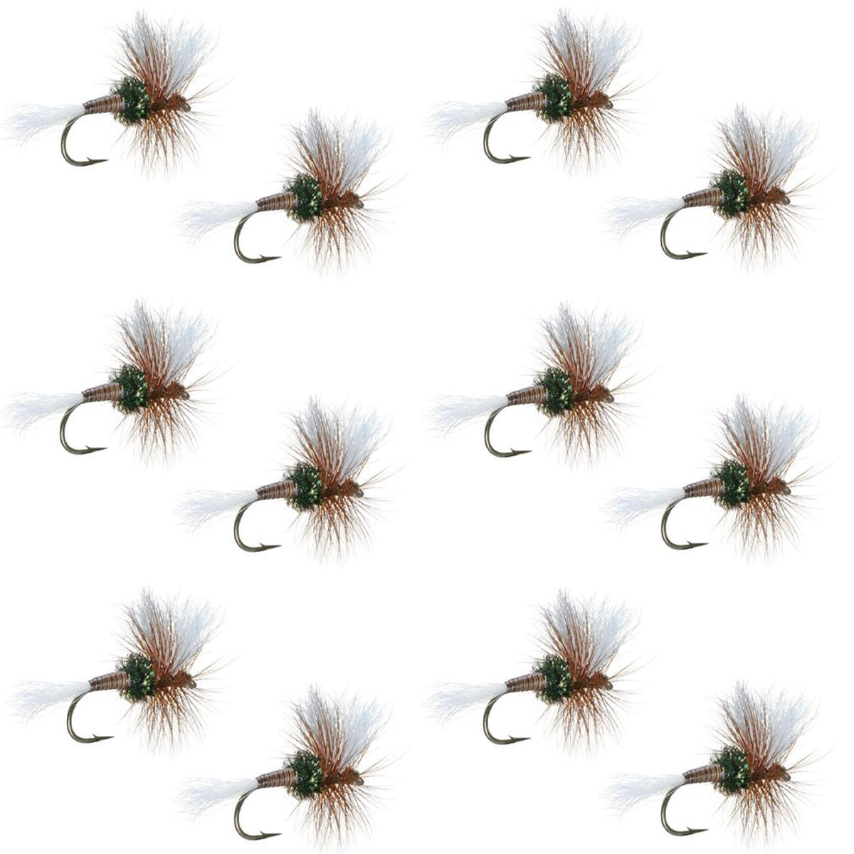 H & L Variant Classic Dry Fly - 1 Dozen Flies Hook Size 16