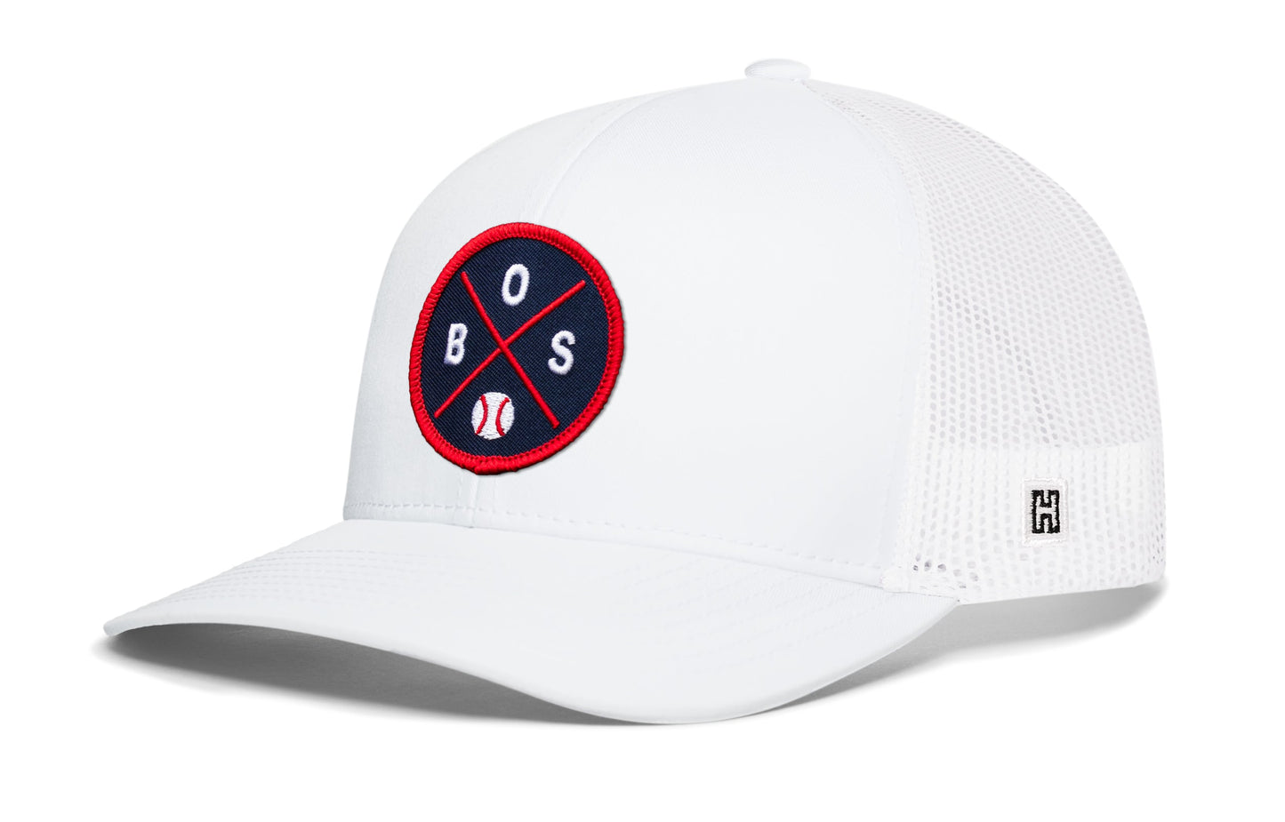 Boston Baseball Trucker Hat  |  BOS X Snapback