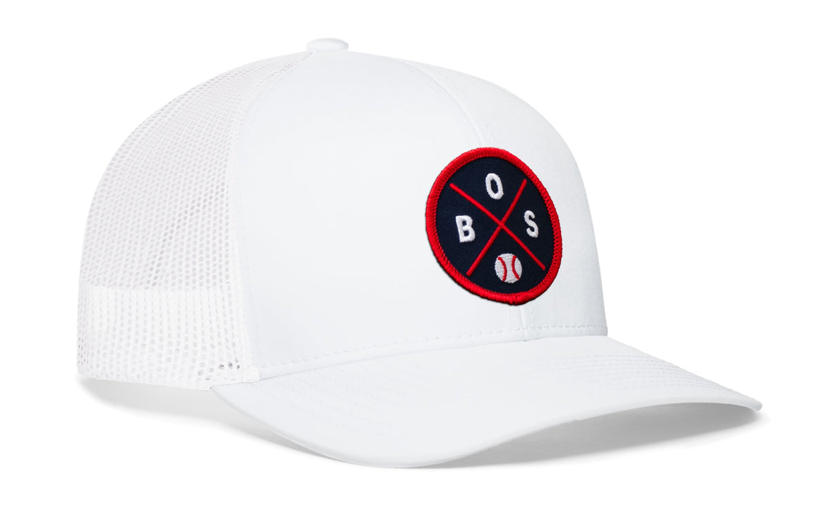 Boston Baseball Trucker Hat  |  BOS X Snapback
