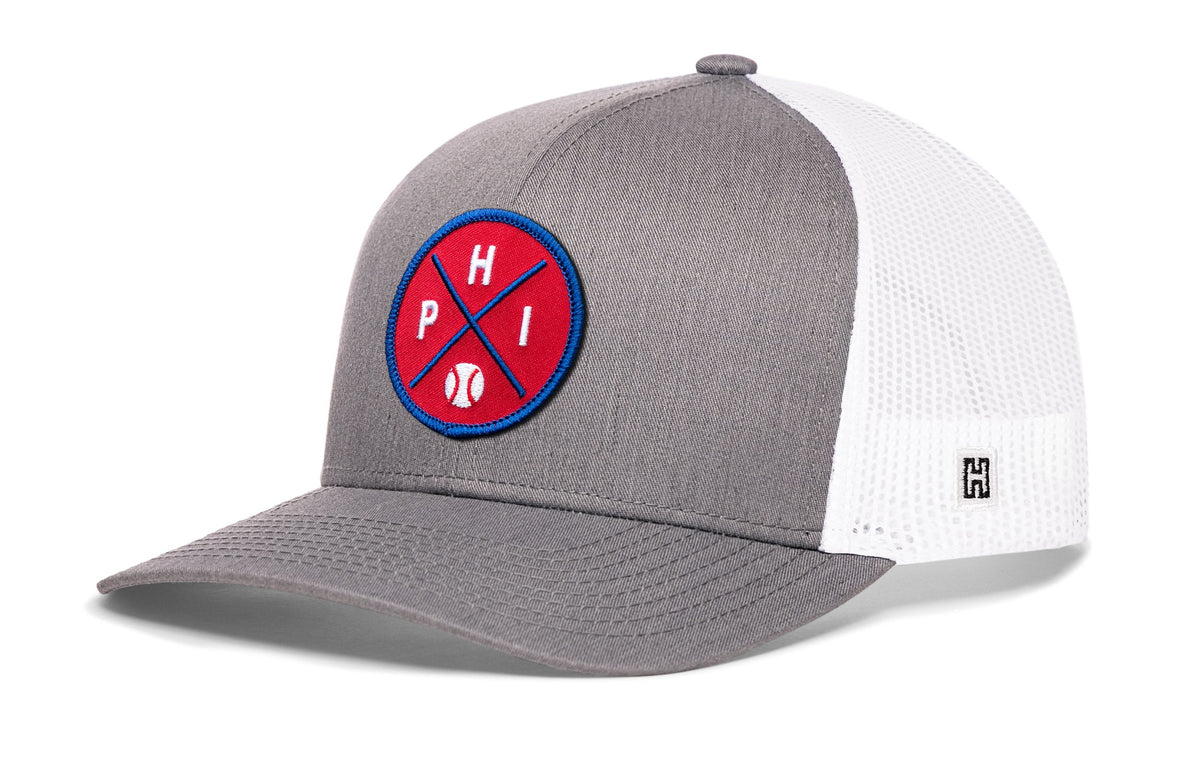 Philadelphia Baseball Trucker Hat  |  PHI X Snapback