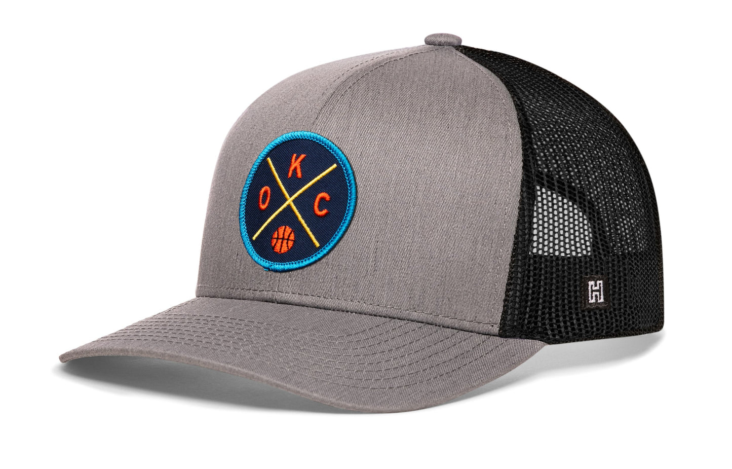 Oklahoma City Trucker Hat  |  OKC X Basketball Snapback