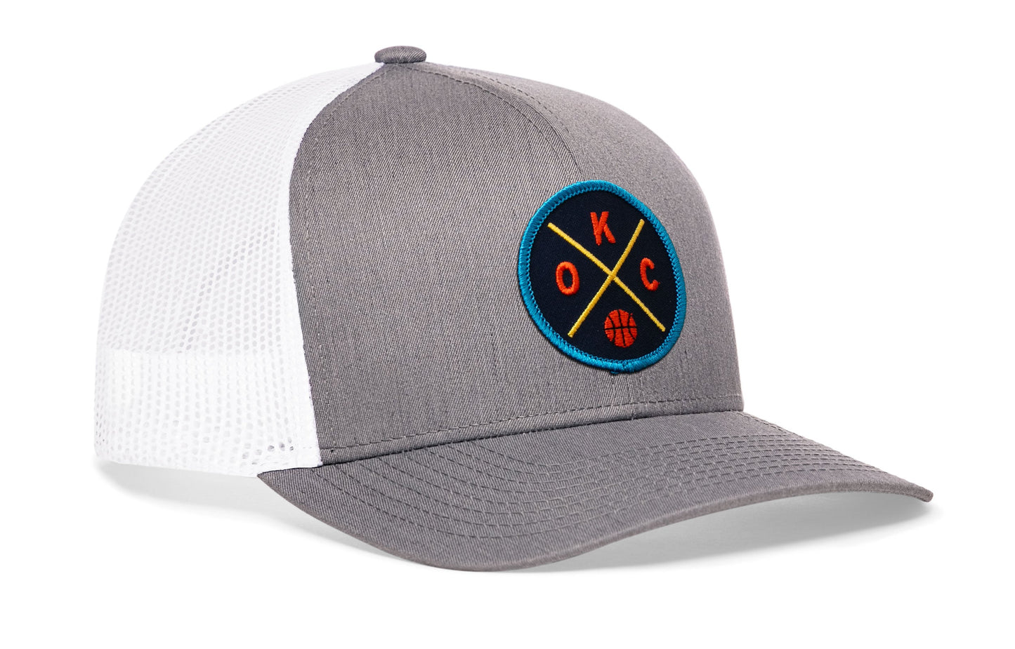 Oklahoma City Trucker Hat  |  OKC X Basketball Snapback
