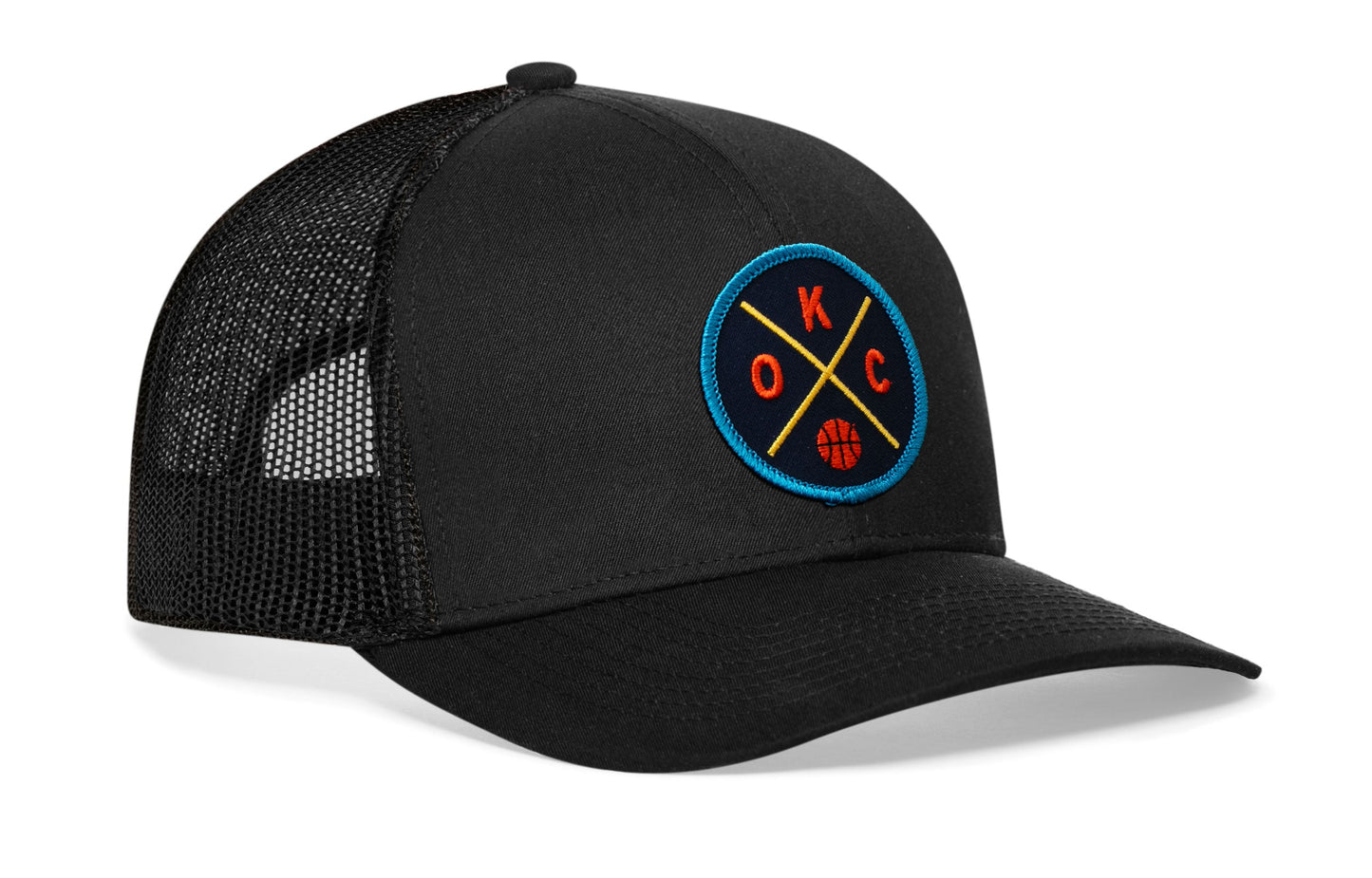 Oklahoma City Trucker Hat  |  OKC X Basketball Snapback