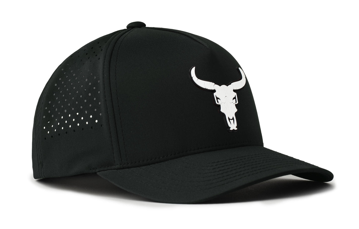 Bull Skull Performance 5-Panel Hat  |  Steer Flexfit® Snapback