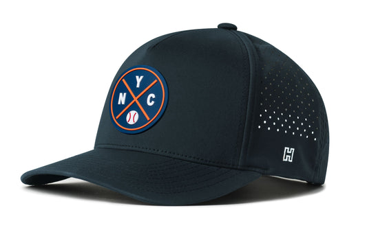 New York Baseball Performance 5-Panel Hat  |  Blue NYC X Flexfit® Snapback