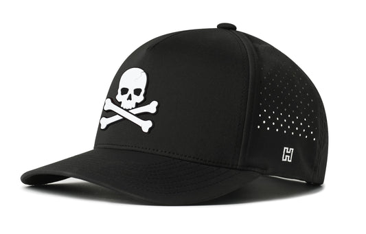 Skull and Crossbones Performance 5-Panel Hat  |  Jolly Roger Flexfit® Snapback