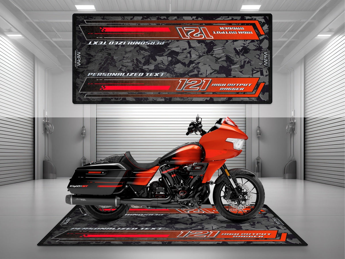 MPM Motorcycle Mat for Touring Motorcycle "High Output Bagger" - MM4287