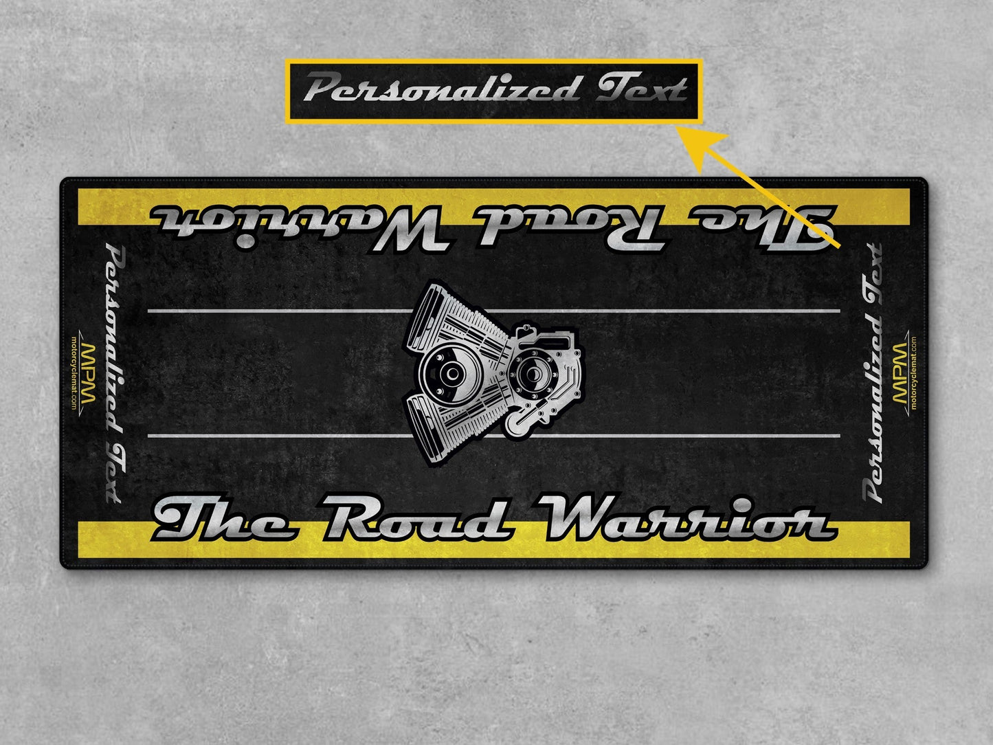 MPM Motorcycle Mat for Touring Motorcycle "The Road Warrior" - MM7344