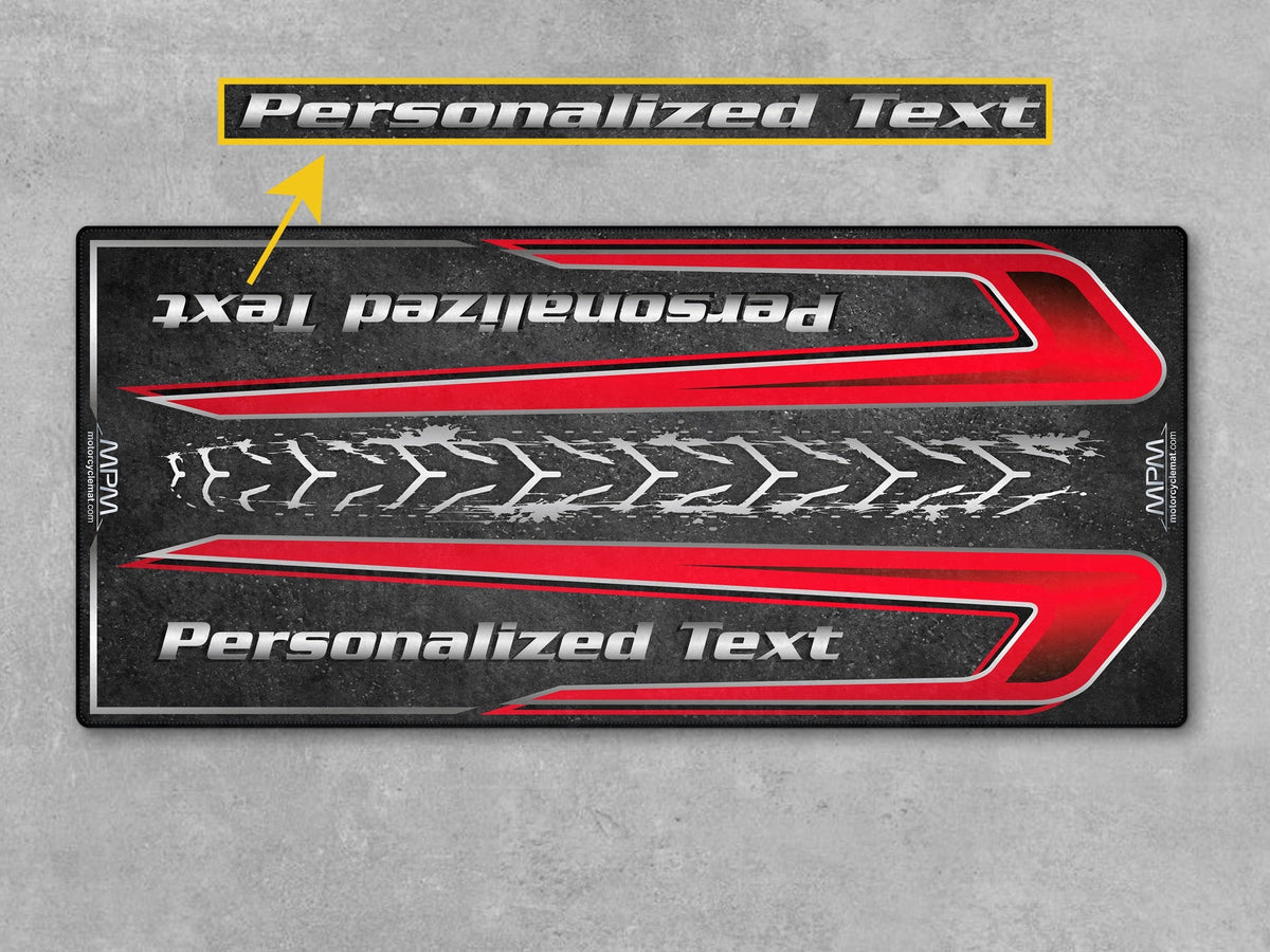 MPM Motorcycle Mat for Touring Motorcycle "Where the Road Leads" - MM4314