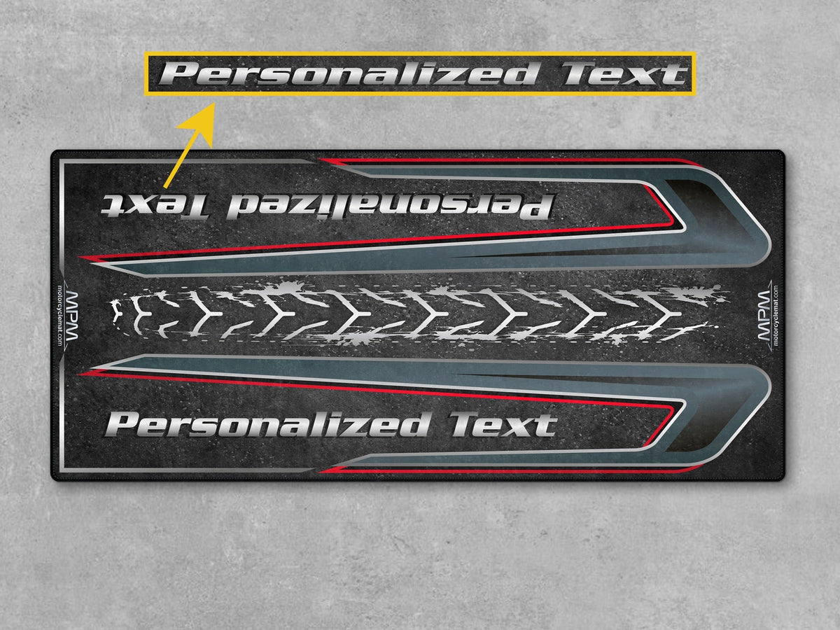 MPM Motorcycle Mat for Touring Motorcycle "Where the Road Leads" - MM4314