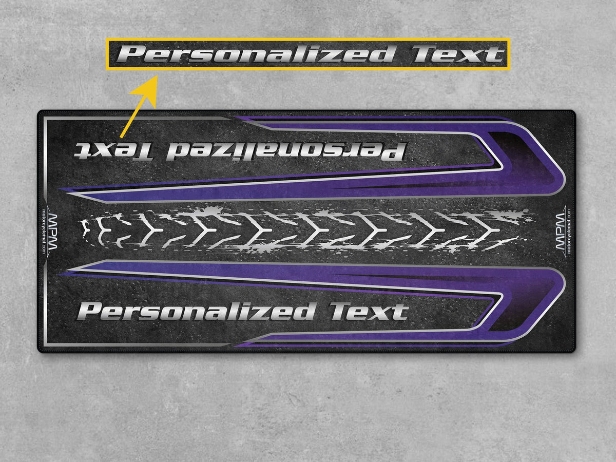 MPM Motorcycle Mat for Touring Motorcycle "Where the Road Leads" - MM4314