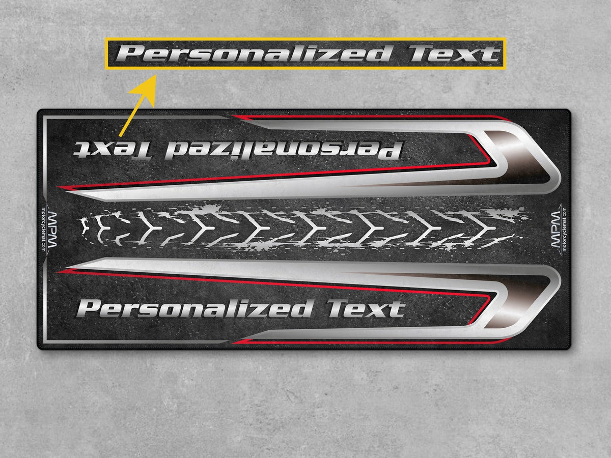 MPM Motorcycle Mat for Touring Motorcycle "Where the Road Leads" - MM4314