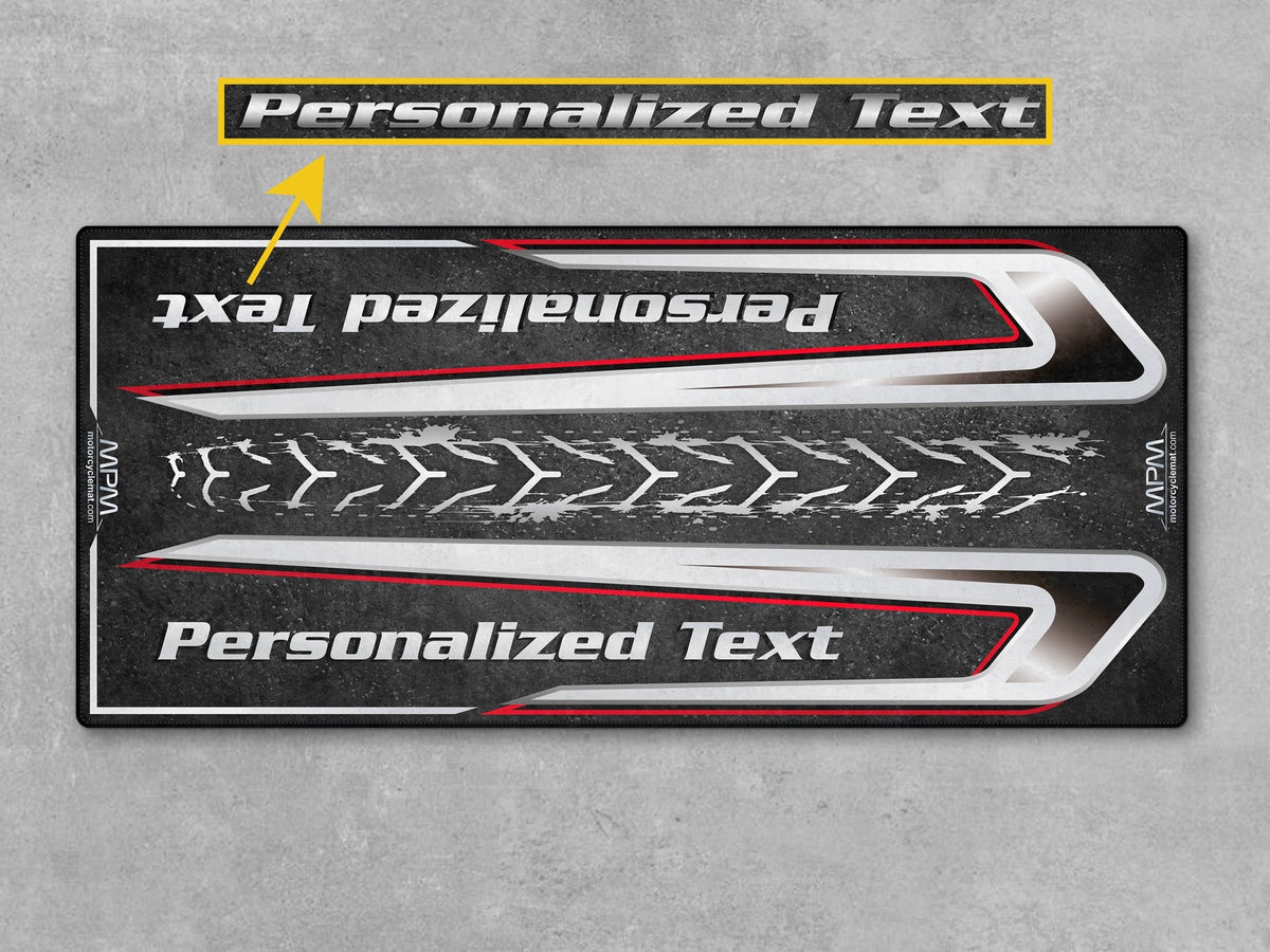 MPM Motorcycle Mat for Touring Motorcycle "Where the Road Leads" - MM4314
