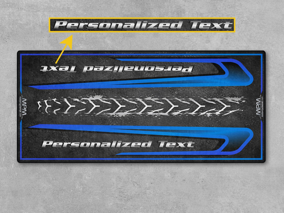 MPM Motorcycle Mat for Touring Motorcycle "Take the Long Way" - MM4311