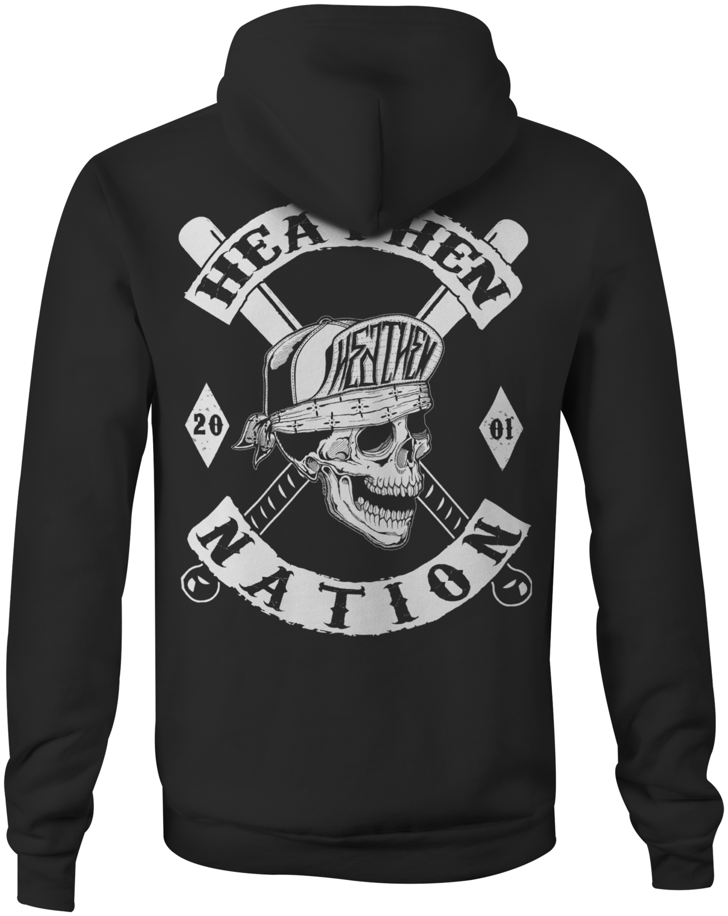 Men's Heathen Nation Zip Up Hoody