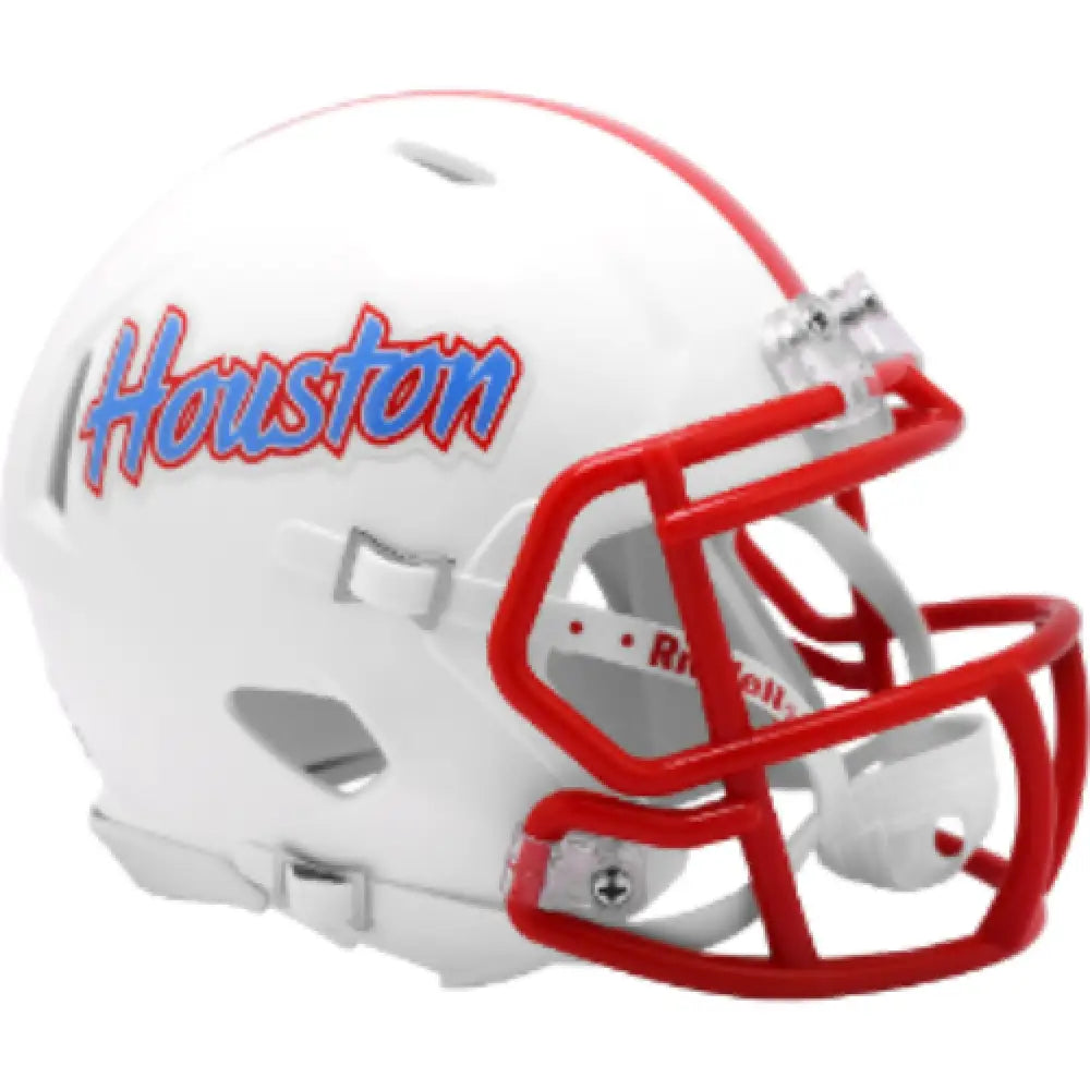 Houston Cougars NCAA Mini Speed Football Helmet- Script NCAA