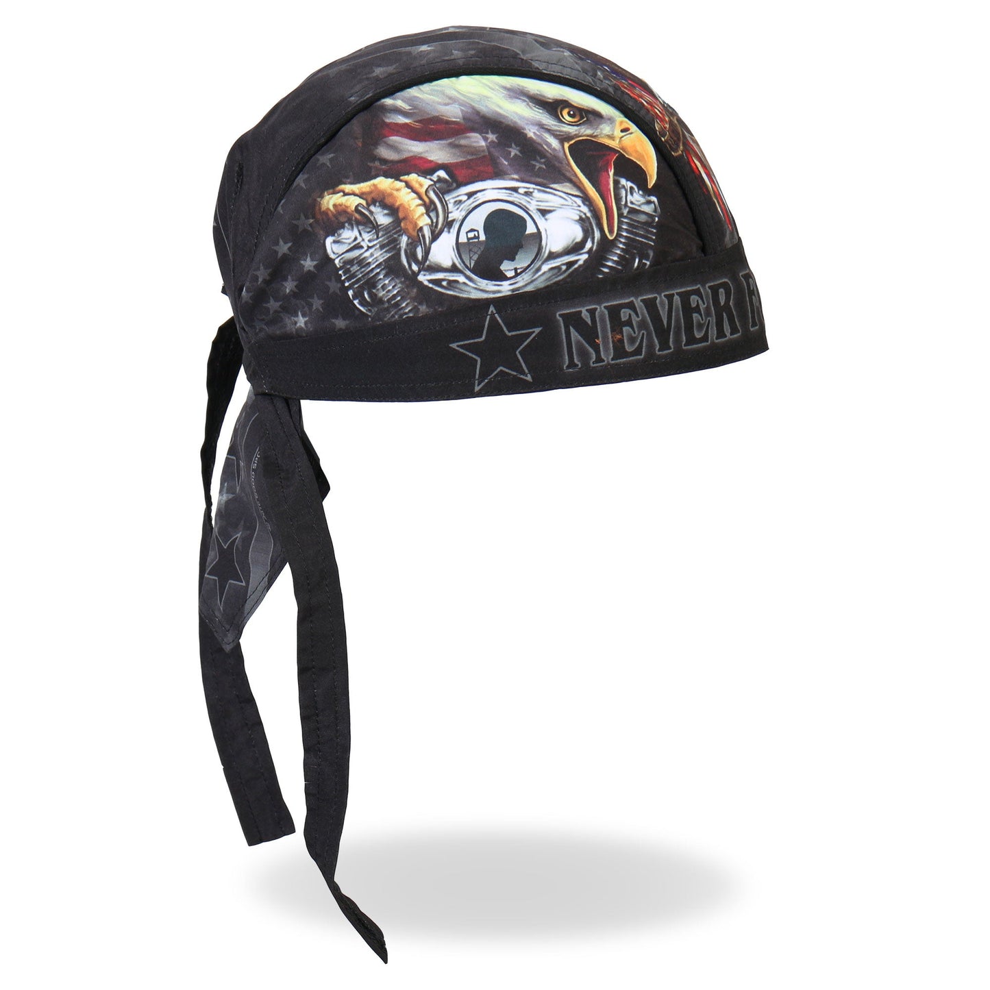 Hot Leathers Born Free Eagle POW Lightweight Headwrap HWH1053