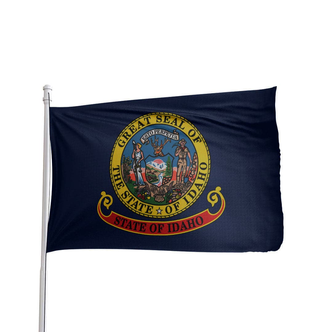 Idaho State Flag 3x5 - Durable Nylon, Brass Grommets, Made in USA