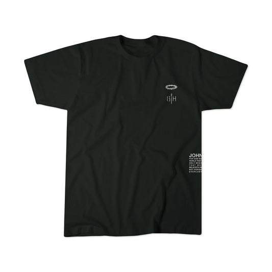 Youth Jesus Saves Black Tee