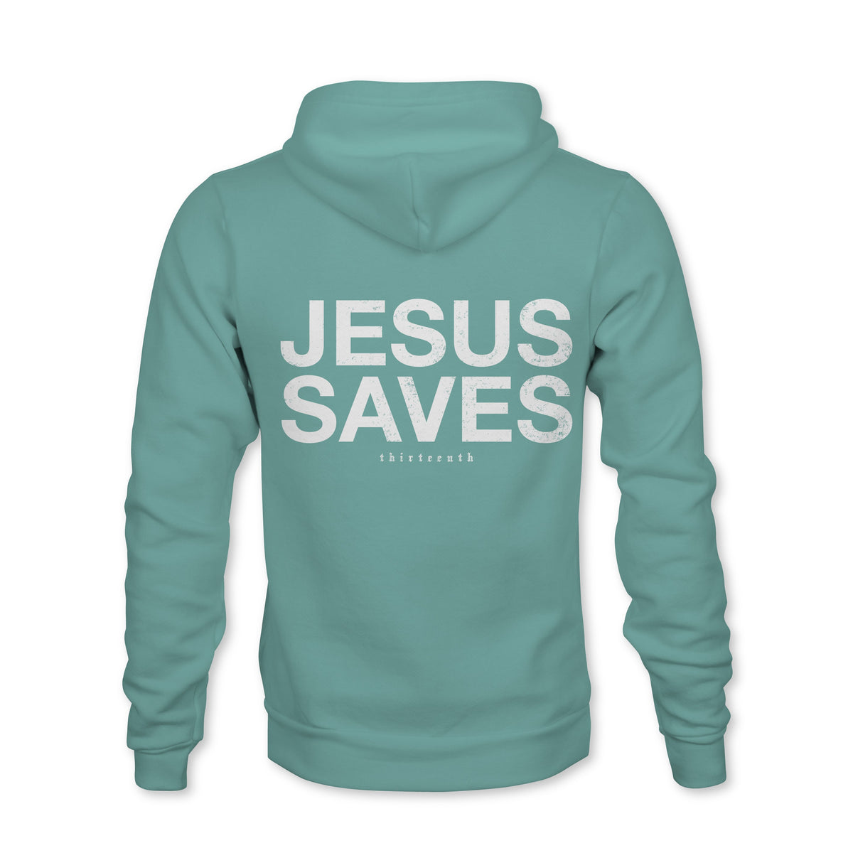 Jesus Saves Premium Hoodie - Sea Foam
