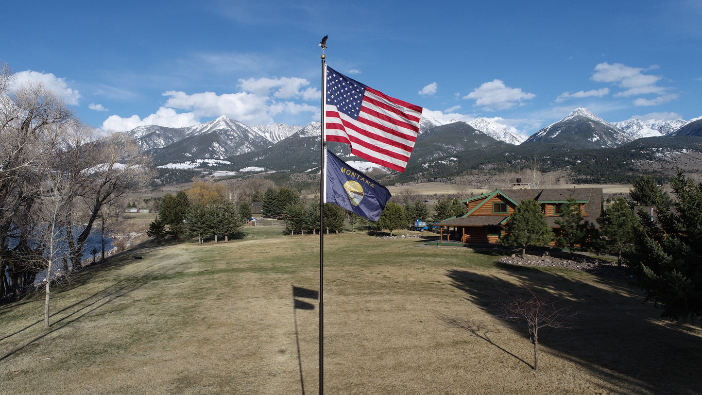 Nylon American Flag — Fade-Resistant Made in USA