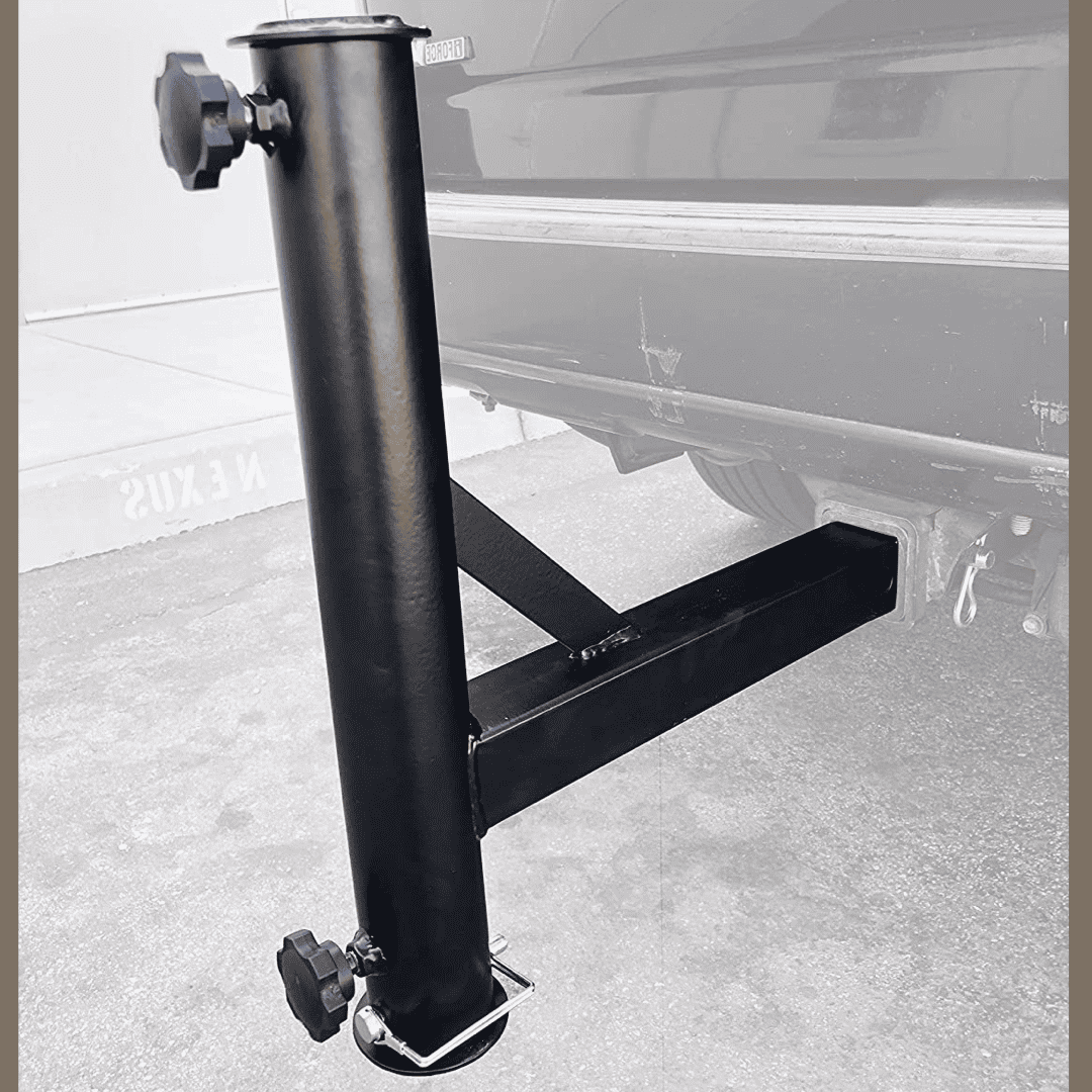 Phoenix Outrigger Hitch Mount for Flagpoles | Heavy-Duty Steel