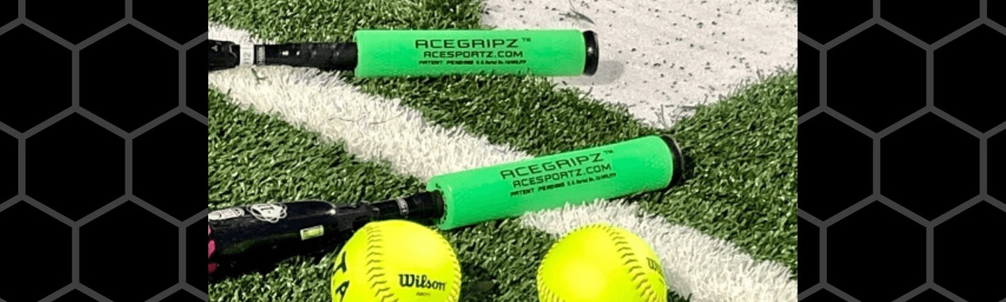INCREASE EXIT VELOCITY - ACEGRIPZ Medium Senior League Bevel- 45mm