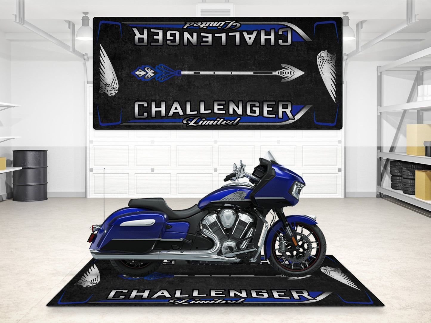MPM Motorcycle Mat for Indian Challenger Limited - MM7333