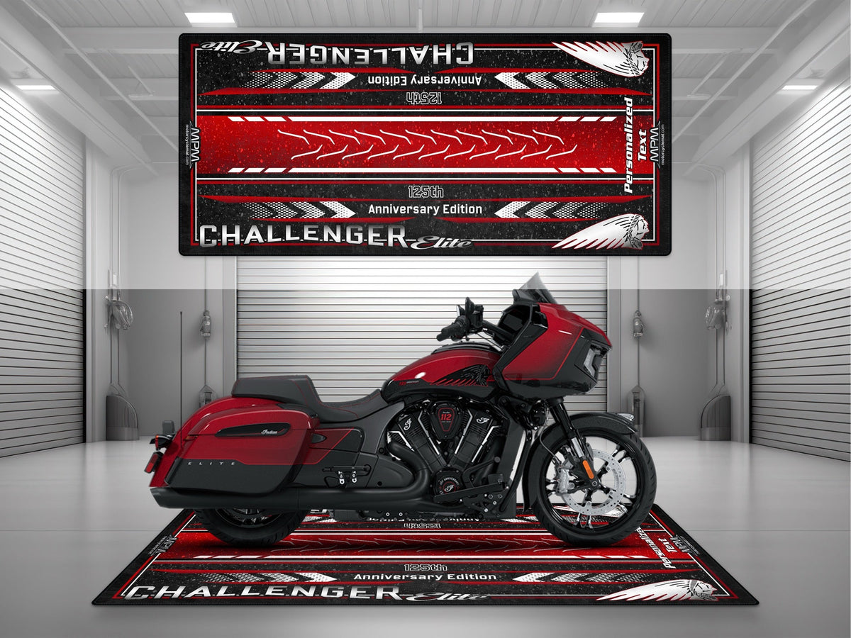 MPM Motorcycle Mat for Indian Challenger 125th Anniversary - U311
