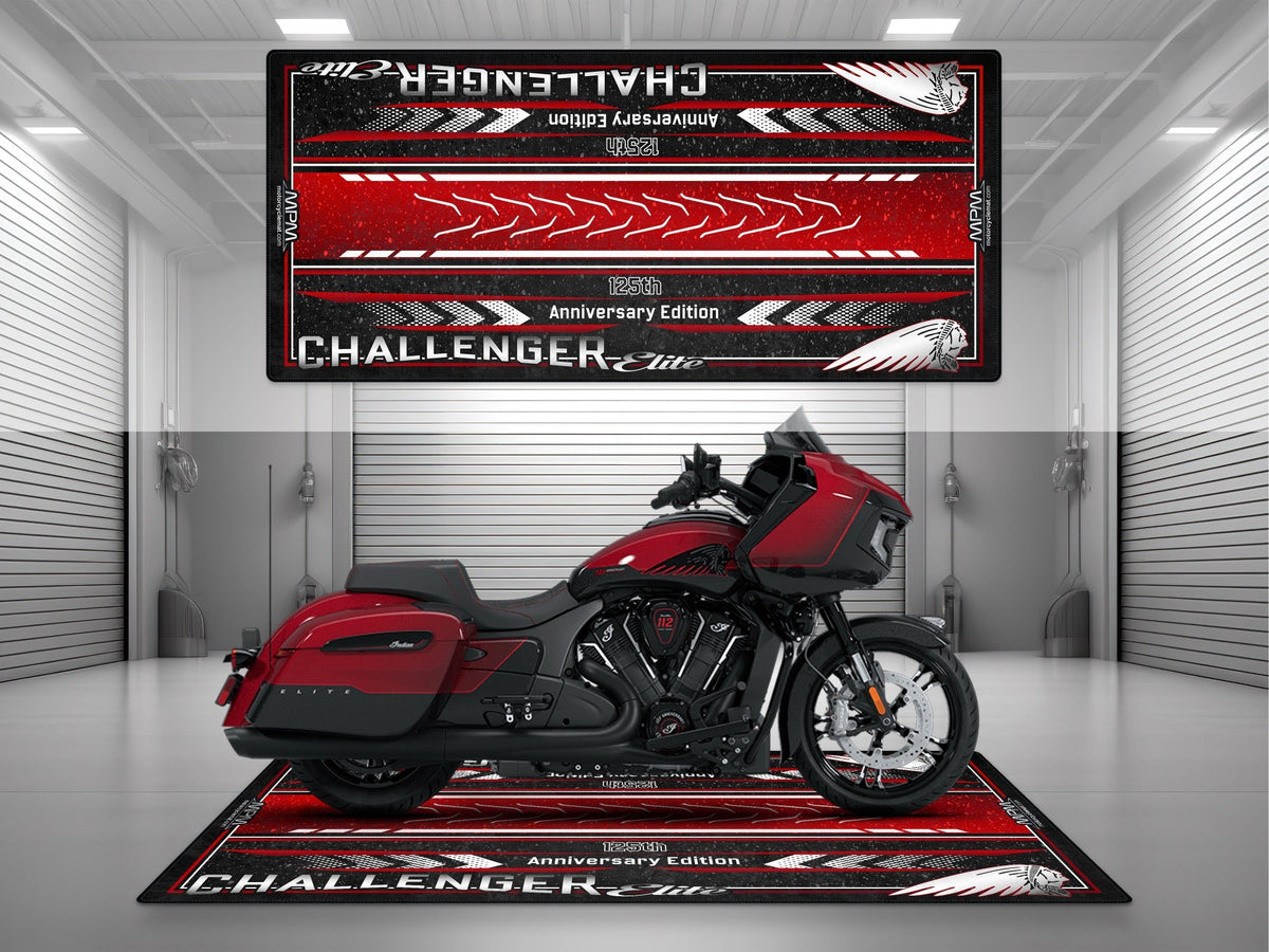 MPM Motorcycle Mat for Indian Challenger 125th Anniversary - U311