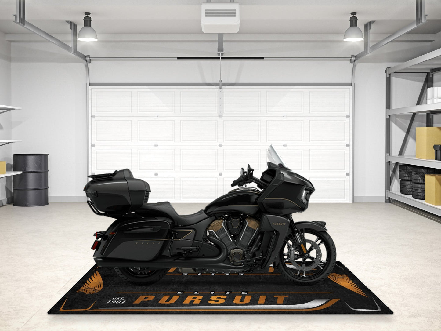 MPM Motorcycle Mat for Indian Pursuit Elite - MM7340