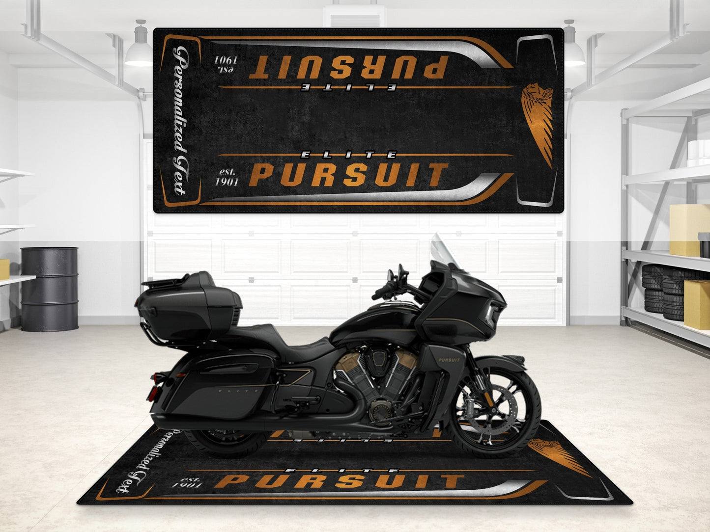 MPM Motorcycle Mat for Indian Pursuit Elite - MM7340